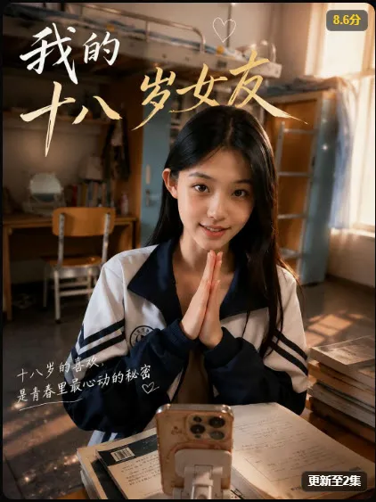 短剧《我的十八岁女友》封面